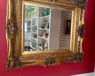 Gorgeous gold mirror!