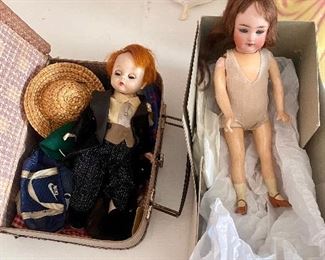 Madame Alexander-kin Bridegroom & vintage fashion doll.