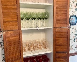 More beautiful colored crystal and glass.