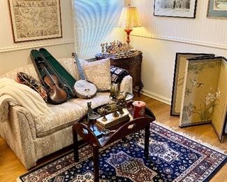 Love seat sleeper sofa.