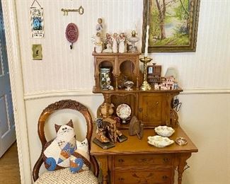 Very unusual antique cabinet.