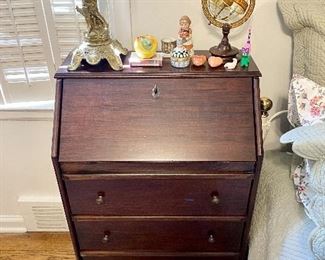 Brand new Ballard Design drop leaf secretary desk.