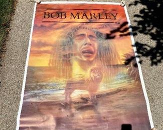 Vintage 80"s Bob Marley poster.