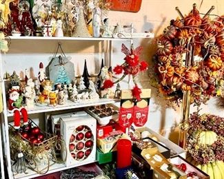 Beautiful glass ornaments.