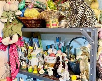 Fun & cheerful spring Easter decor.