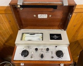 Vintage EKG machine.
