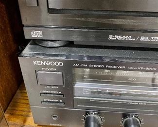 Sharp DX-670 CD player & Kenwood receiver.