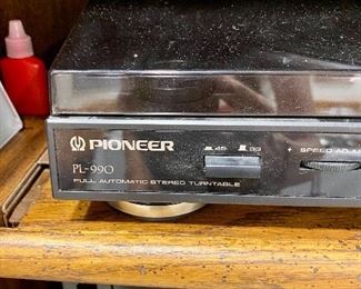 Pioneer PL-990 turntable.