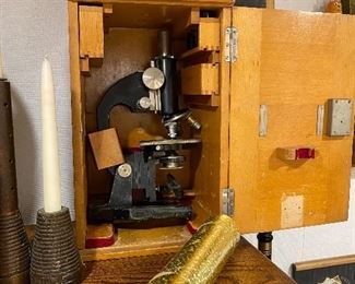 Rare old Korth Microscope, Berlin.