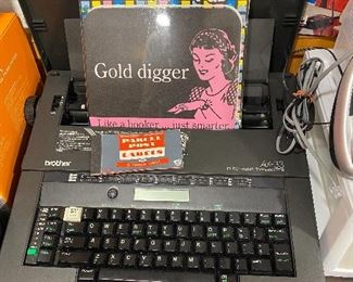 Brother AX-33 Word-spell typewriter.