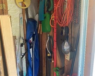 Lots of home & garden tools.