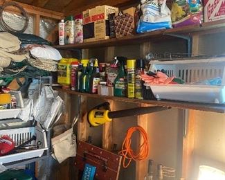 Garden sprays & supplies.