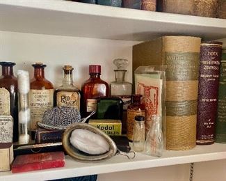 Antique medical items, books  & quackery.