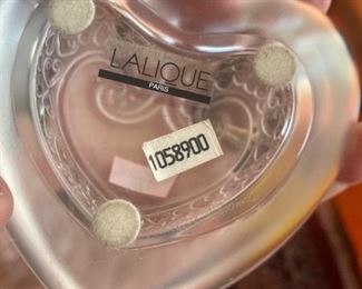 Lalique crystal.
