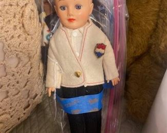 Vogue "Jeffrey" doll with clothes & accessories.