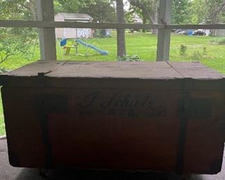 Wooden trunk
