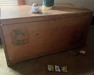 wooden trunk