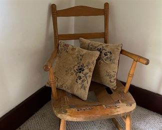 Primitive rocking chair