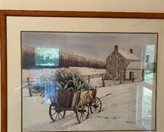 wonderful assortment of artwork throughout the home