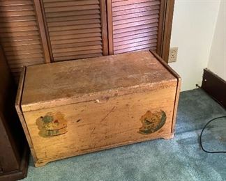 Wooden trunk