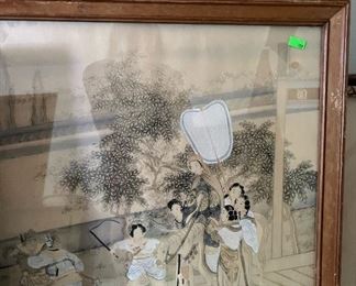 wonderful assortment of artwork throughout the home