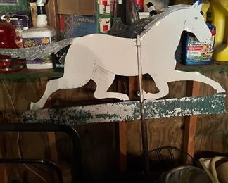 Horse weather vane