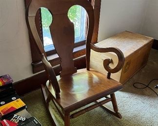 Tell City Rocking Chair Balloon Back