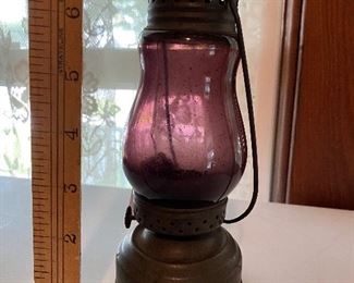 Child's Antique Skater Lantern—Jewel Brand—very rare!