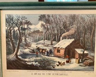 Currier & Ives—A Home in the Wilderness