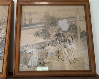 Japaneses prints—hand colored