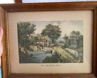 Currier & Ives—The Roadside Mill