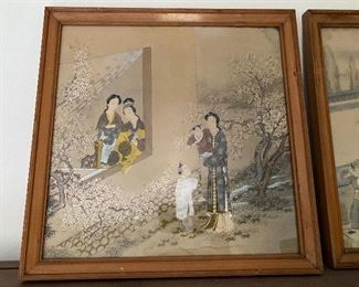 Japanese print—hand colored