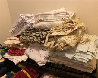 Assorted linens