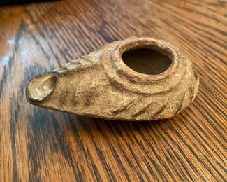 Ancient Egyptian oil lamp