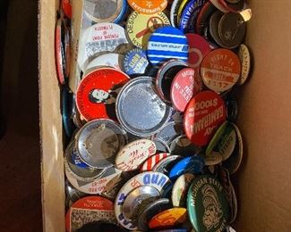 Huge pinback button collection!