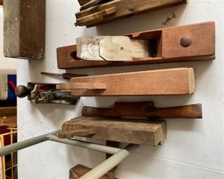 Vintage woodworking tools