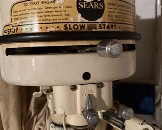 Vintage Elgin Outboard Boat Motor from Sears 1950's