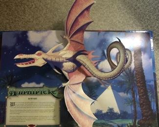 One of the dinos in the large pop-up book. 