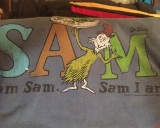 Sam I Am T-shirt sure to be prized by Dr. Seuss fans. 