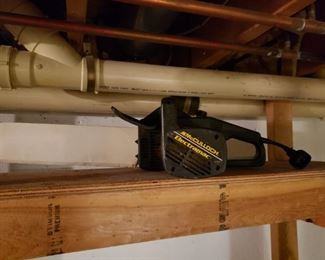 Electric chain saw $30