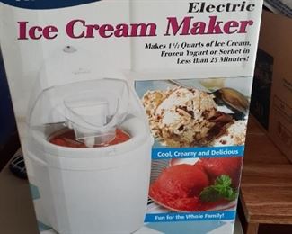 Electric Ice Cream Maker - $20