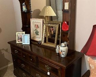 Heavy quality furniture with matching. Pieces