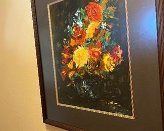 And many books on painting Local artist Barbara Faulkner framed art, I framed on canvas, paint board and art paper. Matting and many frames you can fill with your favorites. 
