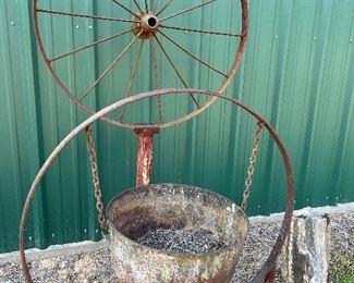  Pot and wagon wheel