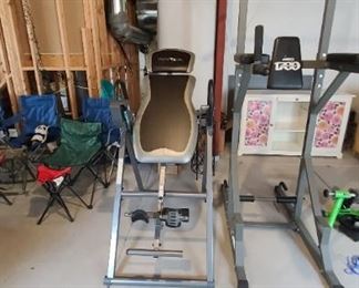inversion table and stamina power tower available for presale