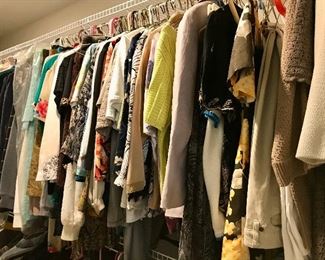 Enormous Closet filled with smaller sized Clothes