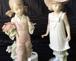 LLADRO, Spring Girl Figurine 5217 Does Not Include Girl With Pink Hat