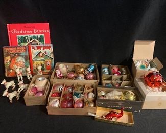 Vintage Christmas Collection of Ornaments Storybooks