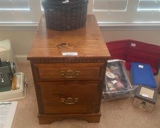 File Drawer End Table