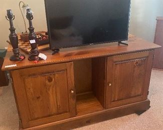 Drop Leaf TV Console & Samsung TV